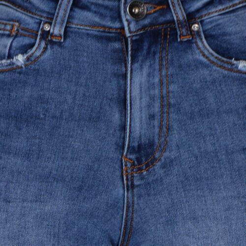 Jeans De Mezclilla Para Mujer, Acampanado Philosophy Jr Talla 11 Color Azul Modelo BHI231067P