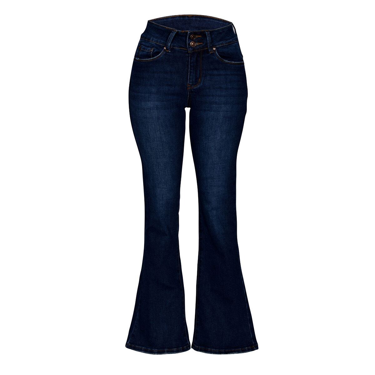 Jeans Amplio Para Mujer Acampanado Philosophy Jr Talla 11 Color