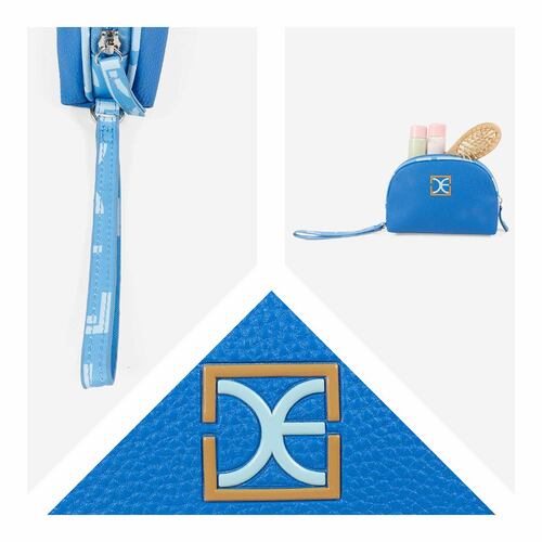 Cosmetiquera Cloe Azul para Mujer