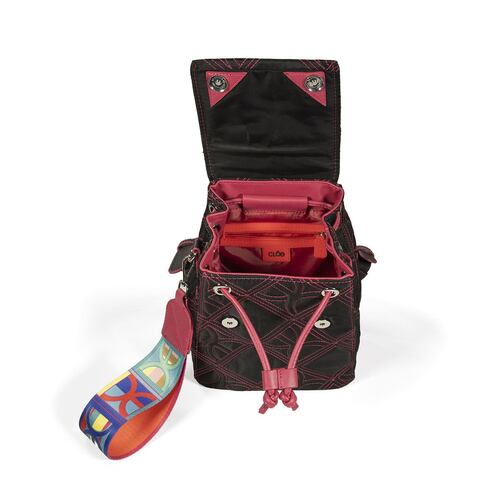 Bolso Backpack Cloe Negro para Mujer
