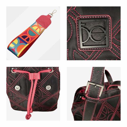 Bolso Backpack Cloe Negro para Mujer
