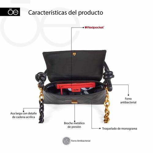 Bolso Lady Bag Cloe Camel para Mujer