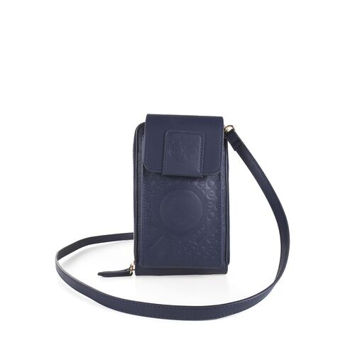 Billetera Porta Celular Cloe Azul para Mujer