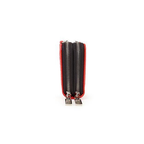 Billetera Cierre Doble color Rojo para Mujer Cloe