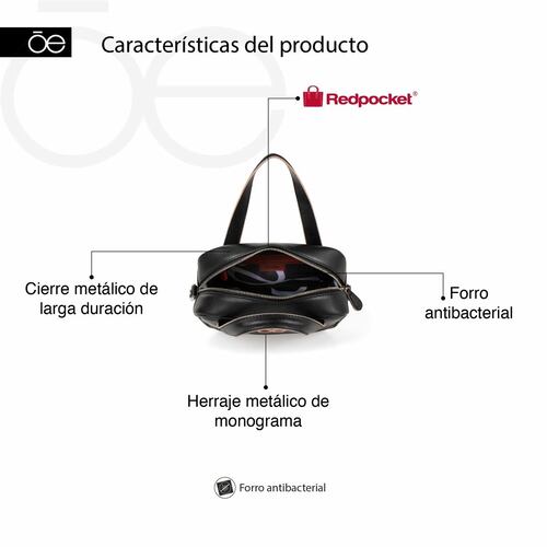 Bolso Bowling Cloe Blanco para Mujer