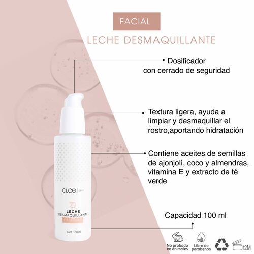 Leche Desmaquillante Cloe 100ml