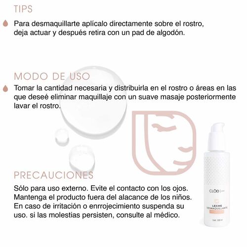 Leche Desmaquillante Cloe 100ml