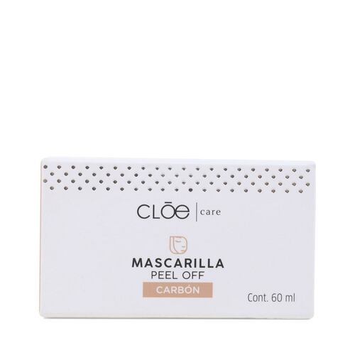 Mascarilla de Carbón Peel Off Cloe 60ml