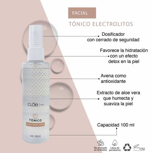 Spray Antiinflamatorio con Electrolitos Cloe 100ml