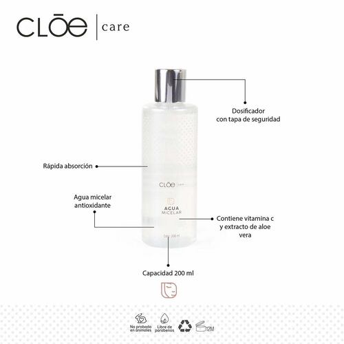 Agua Micelar Cloe 200ml