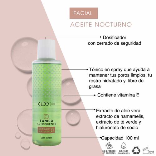 Tónico para Poros Cloe 100ml