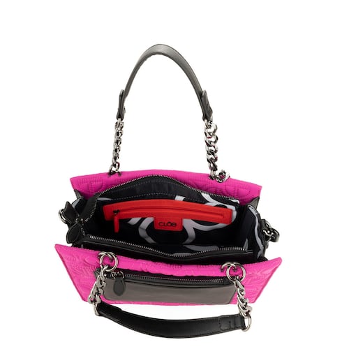 Bolso Satchel Cloe Color Magenta para Mujer