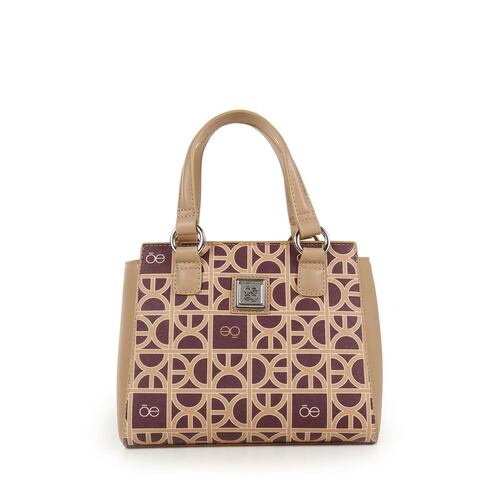 Bolso Satchel Cloe Tinto para Mujer