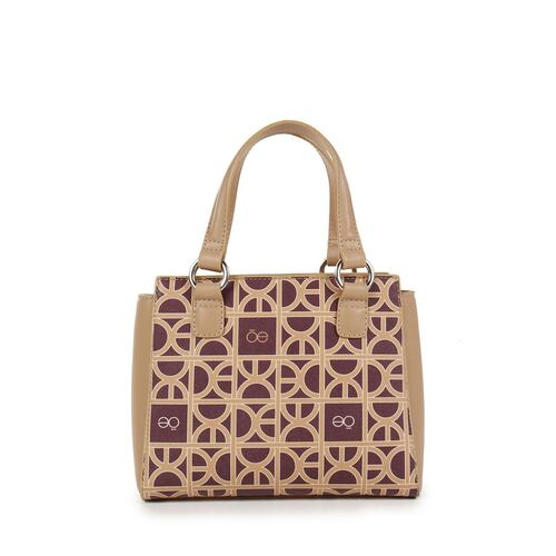 Bolso Satchel Cloe Tinto para Mujer