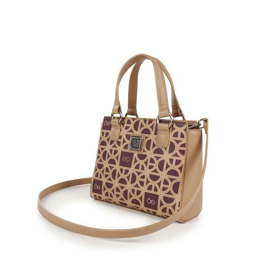 Bolso Satchel Cloe Tinto para Mujer