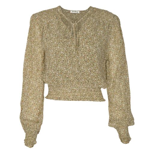Blusa Philosophy Lisa con Elástico en Cintura y Jareta en Cuello para Mujer