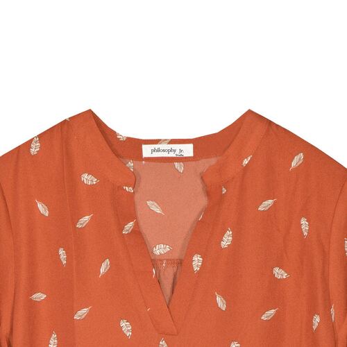 Blusa estampada con elevación en manga para mujer Philosophy