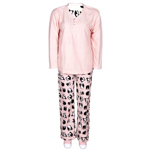 Pijama Afelpada Con Calcetines Para Mujer Philosophy