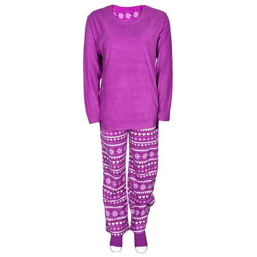 Pijama Afelpada Con Calcetines Para Mujer Philosophy