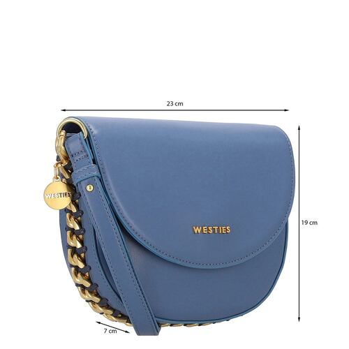 Bolso Crossbody Westies Azul para Mujer