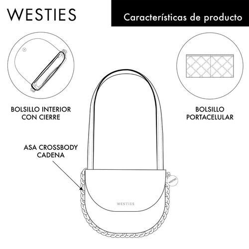 Bolso Crossbody Westies Azul para Mujer