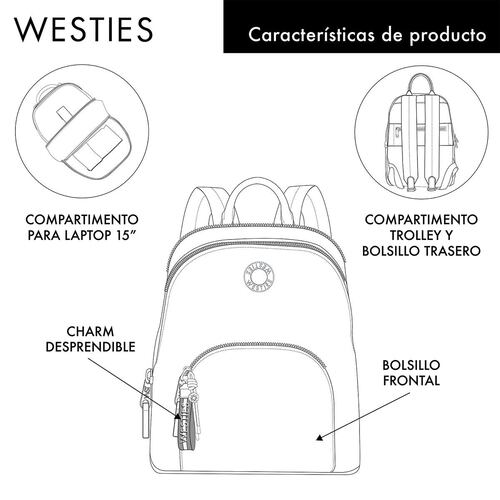 Mochila Westies Negro para Mujer