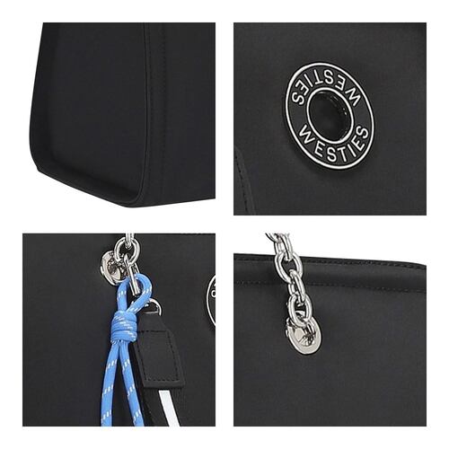 Bolso Tote Westies Negro para Mujer