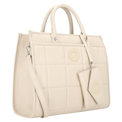Bolso Satchel Westies Beige para Mujer