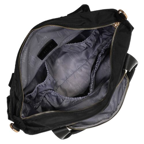 Pañalera Tote Westies Negra para Mujer