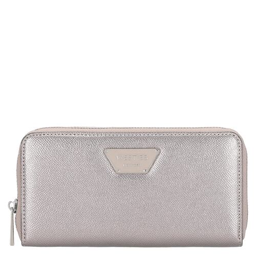 Cartera Wallet Westies Plateada para Mujer
