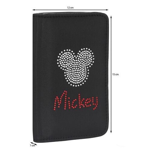 Porta Pasaporte W Capsule Negro para Mujer