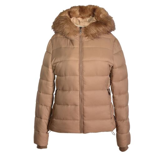 Chamarra con capucha de pelo para mujer Philosophy