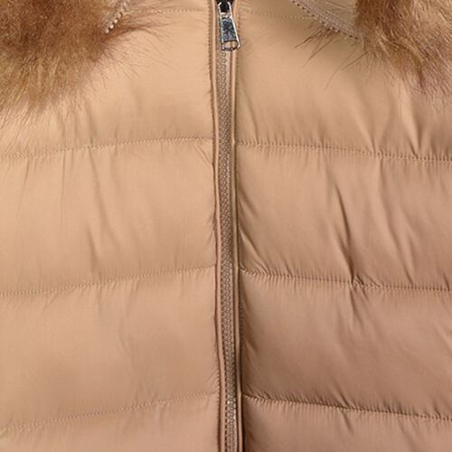 Chamarra con capucha de pelo para mujer Philosophy