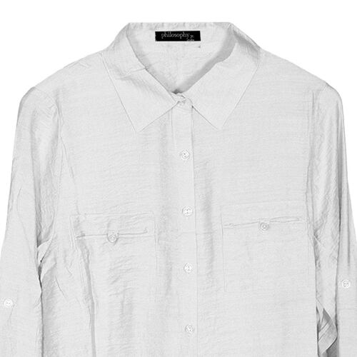 Blusa lisa para mujer Philosophy talla grande