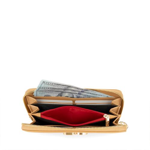 Billetera Agianda Cloe Beige para Mujer