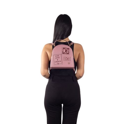 Bolso Backpack Rosa para Mujer Cloe