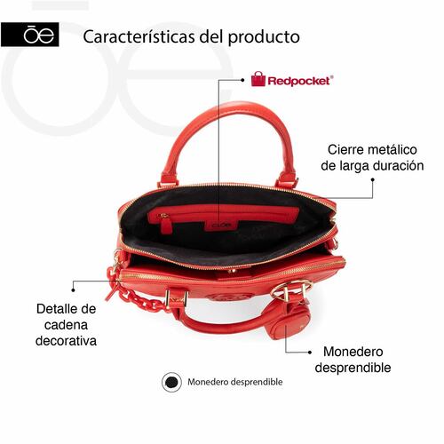 Bolso Porta Laptop Cloe Negro para Mujer