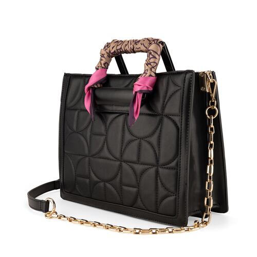 Bolso Satchel Cloe Negro para Mujer