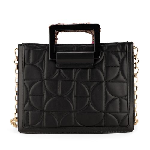 Bolso Satchel Cloe Negro para Mujer