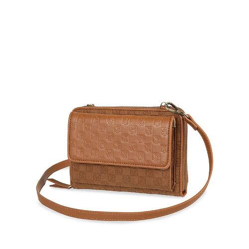 Billetera Híbrida Cloe Café para Mujer
