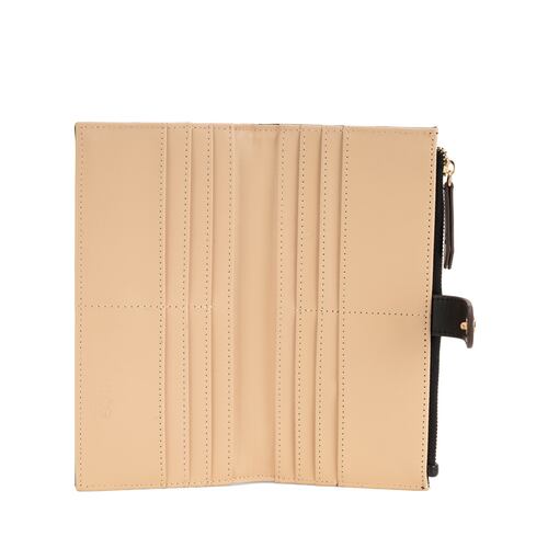 Billetera Flap Cloe Negra para Mujer