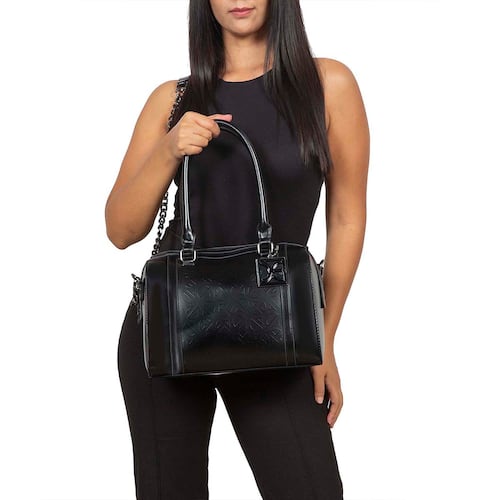 Bolso Bowling Cloe Negro para Mujer