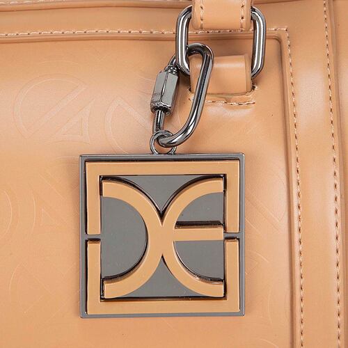 Bolso Bowling Cloe Camel para Mujer