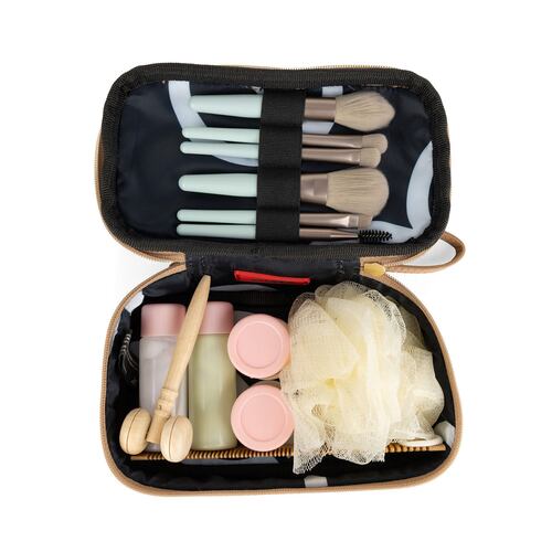 Cosmetiquera Neceser Cloe Color Naranja para Mujer