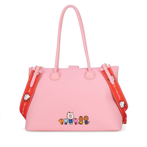 Bolso Satchel Cloe Rosa para Mujer