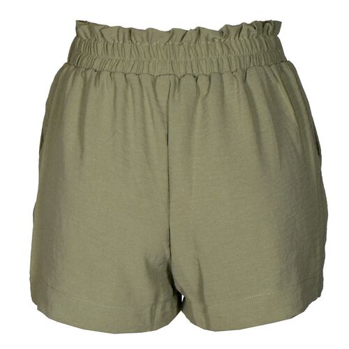 Short recto liso con cinta de amarre para mujer Philosophy (Talla Mediana)