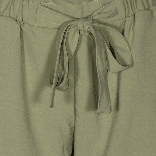 Short recto liso con cinta de amarre para mujer Philosophy (Talla Mediana)