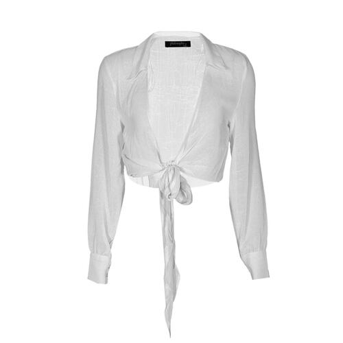 Blusa con amarre en ruedo para mujer Philosophy   Talla Chica