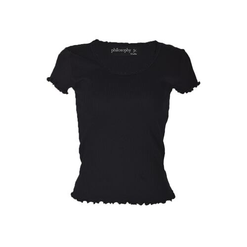 Blusa acanalada para mujer Philosophy (Talla Mediana)