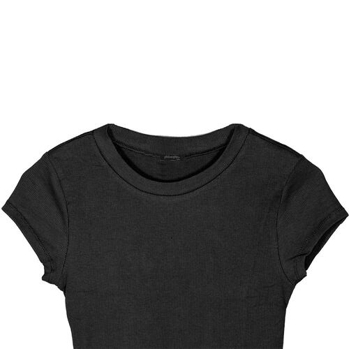 Blusa acanalada de licra para mujer Philosophy Jr Talla  Mediana